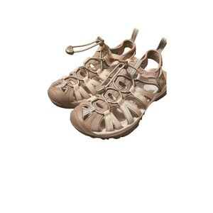 Women's Keen Whisper Brown, teal, and coral size 6.5 sandals EUC.